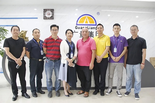 东莞市餐饮协会向导一行莅临必发集团调研指导